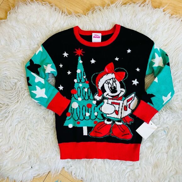 Disney Other - Disney Minnie Mouse Christmas sweater toddler 2T